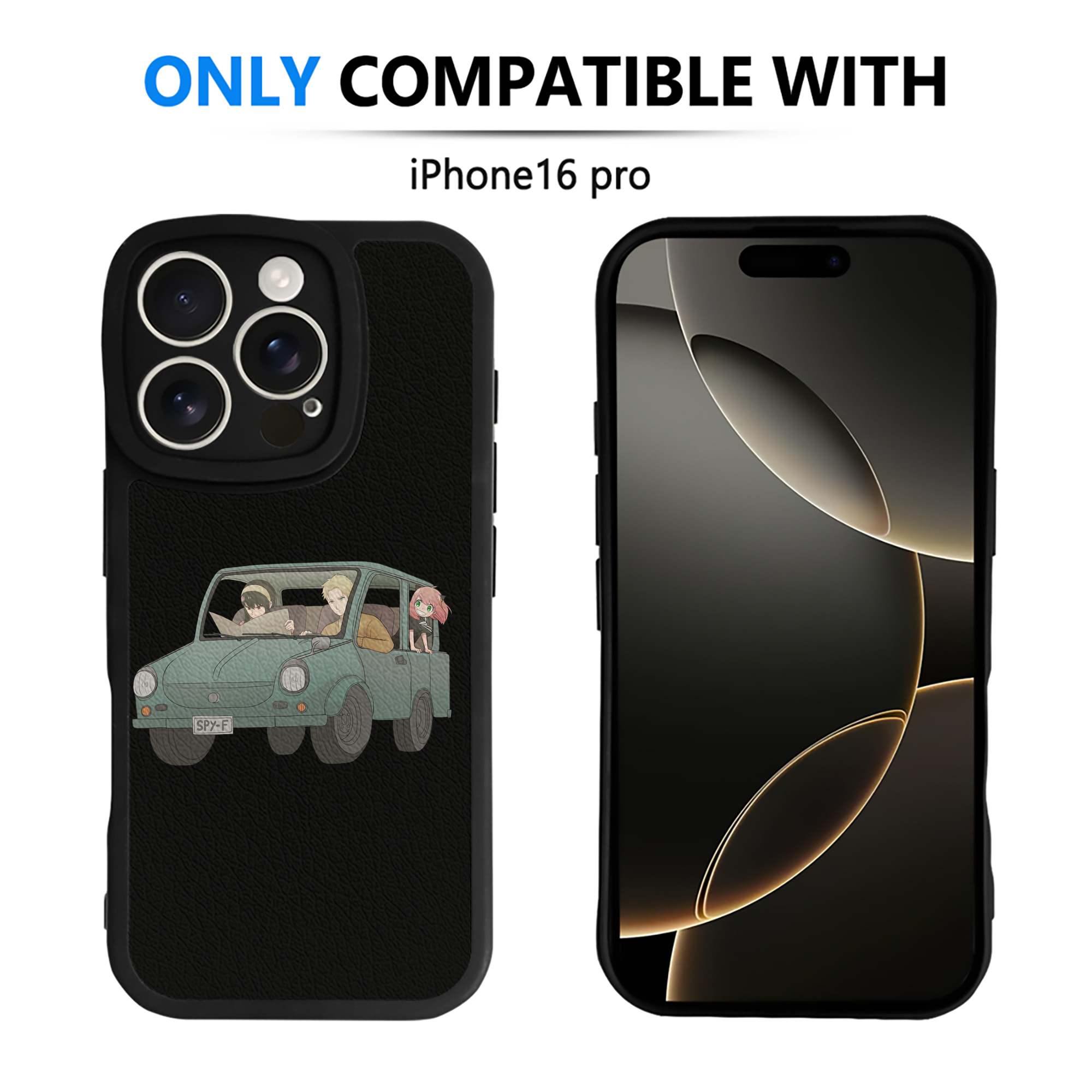 （画像用） SPY×FAMILY间谍家家酒 【iPhone 16シリーズ対応】シリコンスマホケース（レザー調） 材質：シリコン